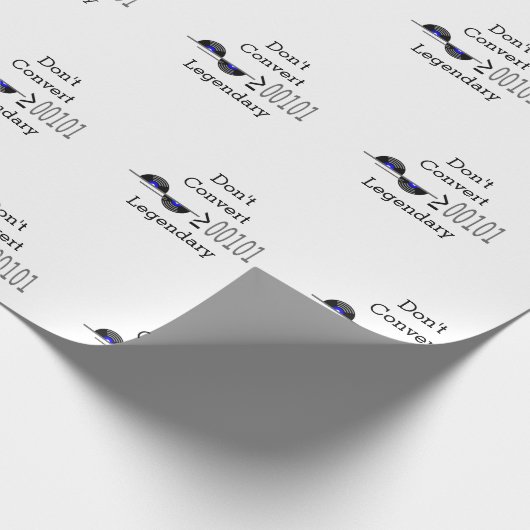 Dont Convert Geschenkpapier (Ecke)