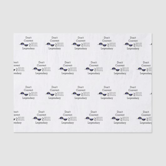 Dont Convert Seidenpapier (Vorderseite)