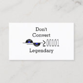 Dont Convert Visitenkarte (Vorderseite)