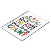 Don't count the days, make the days count notizblock (Linke Seite)