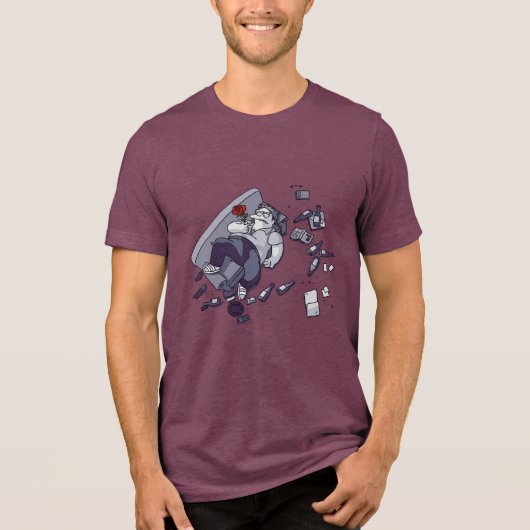Don't cry for me Tri-Blend shirt (Vorderseite)