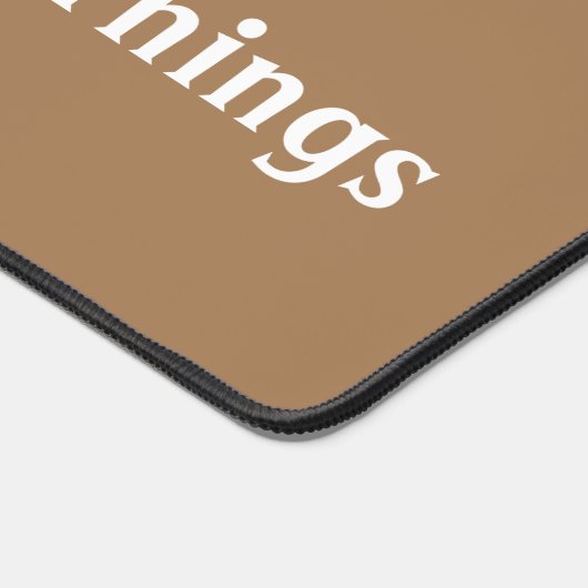 Don't Do Mornings Müred Wild Rabbit Sleeping Bunny Schreibtischunterlage (Ecke)