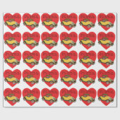 Don't Dodge Me, Be My Valentine! Retro Valentine Geschenkpapier (Flach)