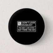 Don't Don' Look Disabled Don' Look Button (Vorderseite)