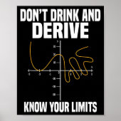 Dont Drink And Derive And Know Your Limit  Poster (Vorne)