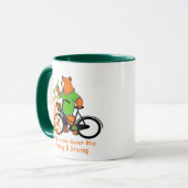 Don't Drink & Drive St. Patrick's Day Irish Bear Tasse (Vorderseite Links)