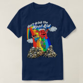 Dont Drink The KoolAid Retro Psychedelic Design 1 T-Shirt (Design vorne)