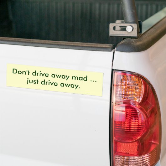 dont-drive-away-mad-01 autoaufkleber (Auf Lkw)