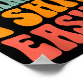 Don't E Me I Easily Funny Humor Sarcastic Quote Poster (Ecke)