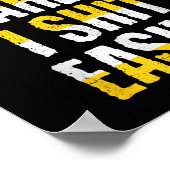 Don't E Me I Easily Funny Sarcastic Quote Men Wome Poster (Ecke)