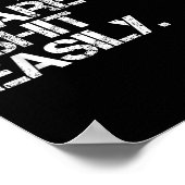 Don't E Me I Easily Funny Sarcastic Quote Men Wome Poster (Ecke)