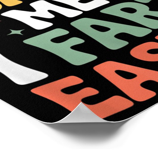 Don't E Me I Fart Easily Funny Cute Design Quote Poster (Ecke)