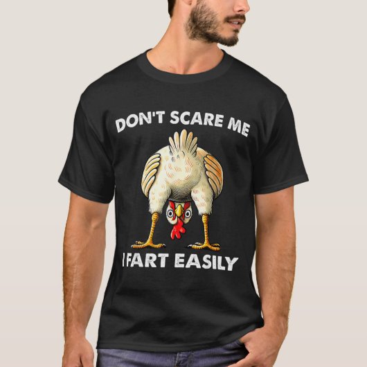Don't E Me I Fart Easily Funny Sarcasm Humor Chick T-Shirt (Vorderseite)