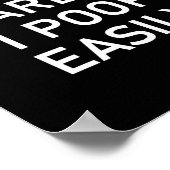 Don't E Me I Op Easily, Funny, Jokes, Sarcastic  Poster (Ecke)