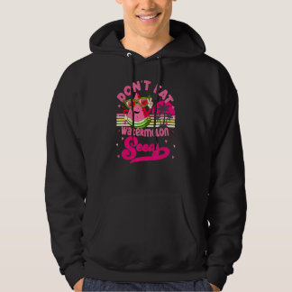 Don't Eat Watermelon Seeds Maternity Summer Fruit Hoodie