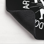 Dont Far Funny Fitness Gym Gift  Mousepad (Ecke)