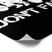 Dont Fart Funny Weight Lifting Gym Workout Fitnes  Poster (Ecke)