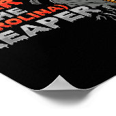 Dont Fear The Carolina Reaper Design  Poster (Ecke)