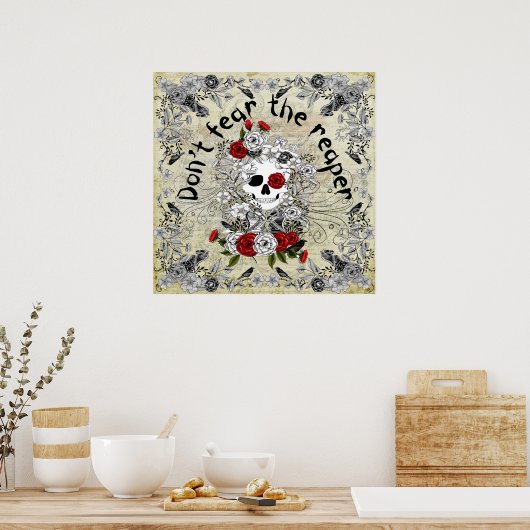 Don't Fear The Reaper Poster (Küche)