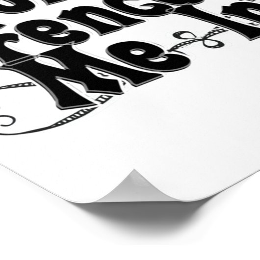 Dont Fence Me In  Poster (Ecke)