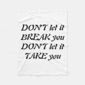 Dont  fleecedecke (Vorderseite)