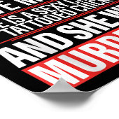 Don't Flirt With Me I Love My Girl She Is Y Crazy Poster (Ecke)