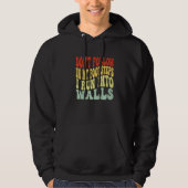 Don't Follow In My Footsteps I Run Into Walls men Hoodie (Vorderseite)