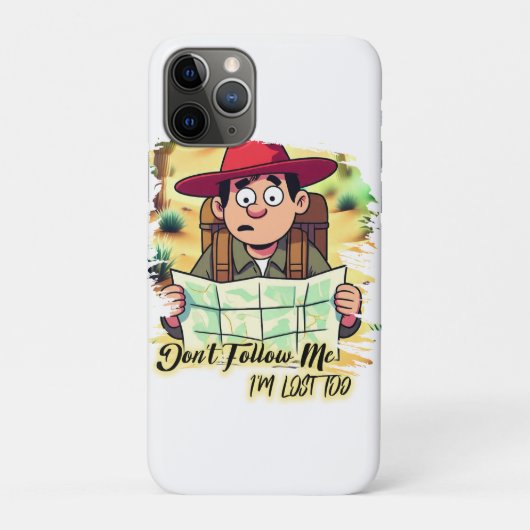 Don't follow me design Case-Mate iPhone hülle (Rückseite)
