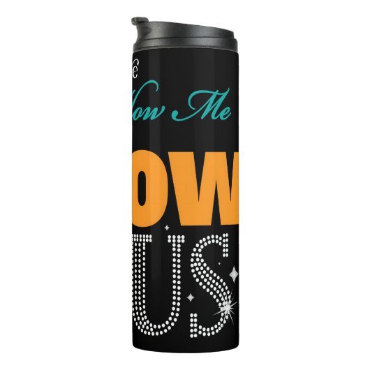 Don't Follow Me Follow Jesus Thermosbecher (Nach rechts gedreht)