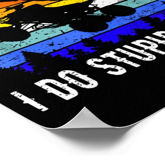 Dont Follow Me I Do Stud Things Four Wheeler Atv Q Poster (Ecke)