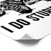 Don't Follow Me I Do Stud Things Funny Offroad Utv Poster (Ecke)
