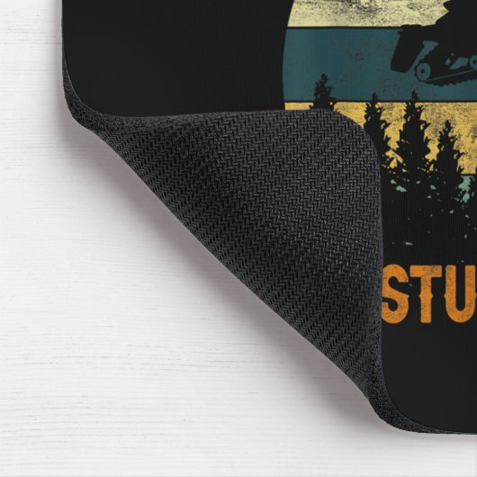Don't Follow Me I Do Stud Things-snowmobile Motor Mousepad (Ecke)