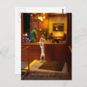 Don't Forget My Doggie Bag! Postkarte (Vorne/Hinten)