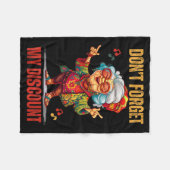 Don't Forget My Funny Old People Senior Fleecedecke (Vorderseite (Horizontal))