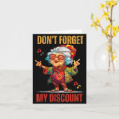 Don't Forget My Funny Old People Senior Karte (Gelbe Blume)