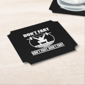 Dont Furz Funny Gym Workout Squat für Bodybuilder Untersetzer (angewinkelt)