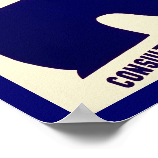 Dont Gamble mit Syphilis Poster (Ecke)