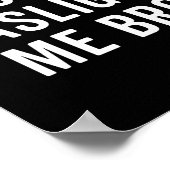 Don't Gaslight Me Bro Narcissist Survivor Quote Sa Poster (Ecke)