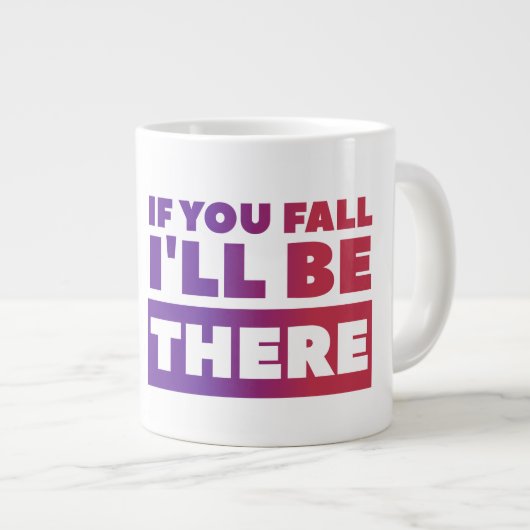 Don't - Geschenk Jumbo-Tasse (Vorderseite Rechts)