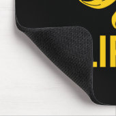 Dont Get Caught Slipng Funny Quote Banana Peel Mousepad (Ecke)