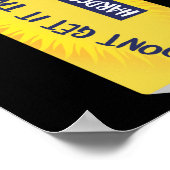 Dont Get It Twisted Tee Tea Meme Long Sleeve Poster (Ecke)