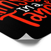 Don't Get Your Tinsel In A Tangle Funny Christmas Poster (Ecke)