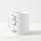 Dont Get Your Tinsel In A Tangle - Funny Slogan  Kaffeetasse (Vorderseite Links)