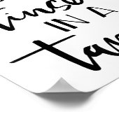 Dont Get Your Tinsel In A Tangle - Funny Slogan  Poster (Ecke)