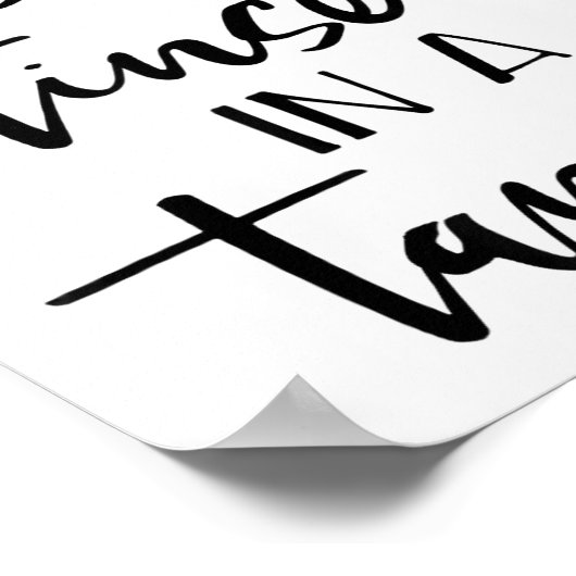 Dont Get Your Tinsel In A Tangle - Funny Slogan  Poster (Ecke)