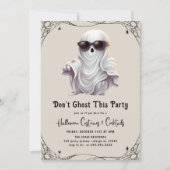 Dont Ghost Dieses Party Erwachsene Halloween-Party Einladung (Vorderseite)