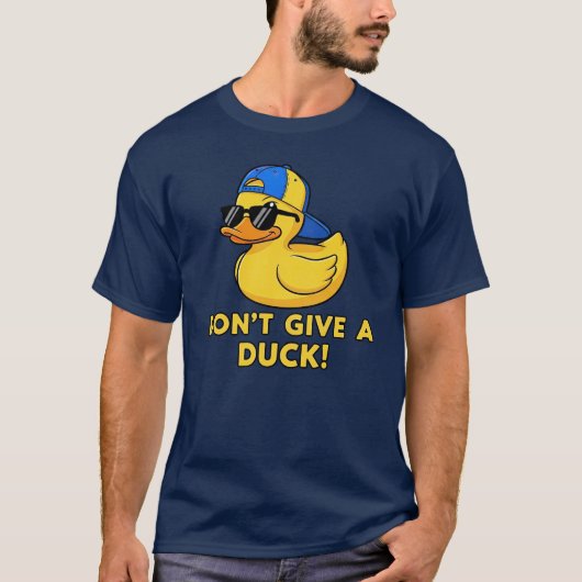 Don't Give a Duck Wordplay T-Shirt (Vorderseite)