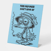 DON'T GIVE AF SOCKELSCHILD (Vorderseite)