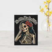 Don't Give Me Life Sugar Skull Humor Quote Funny G Karte (Gelbe Blume)