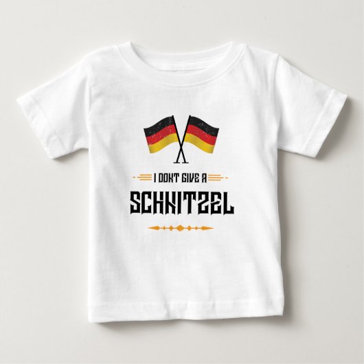 Dont Give Schnitzel Funny Oktoberfest Baby T-shirt (Vorderseite)